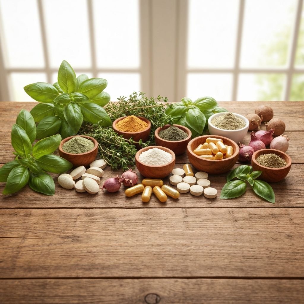 Natural plant-based ingredients and supplements